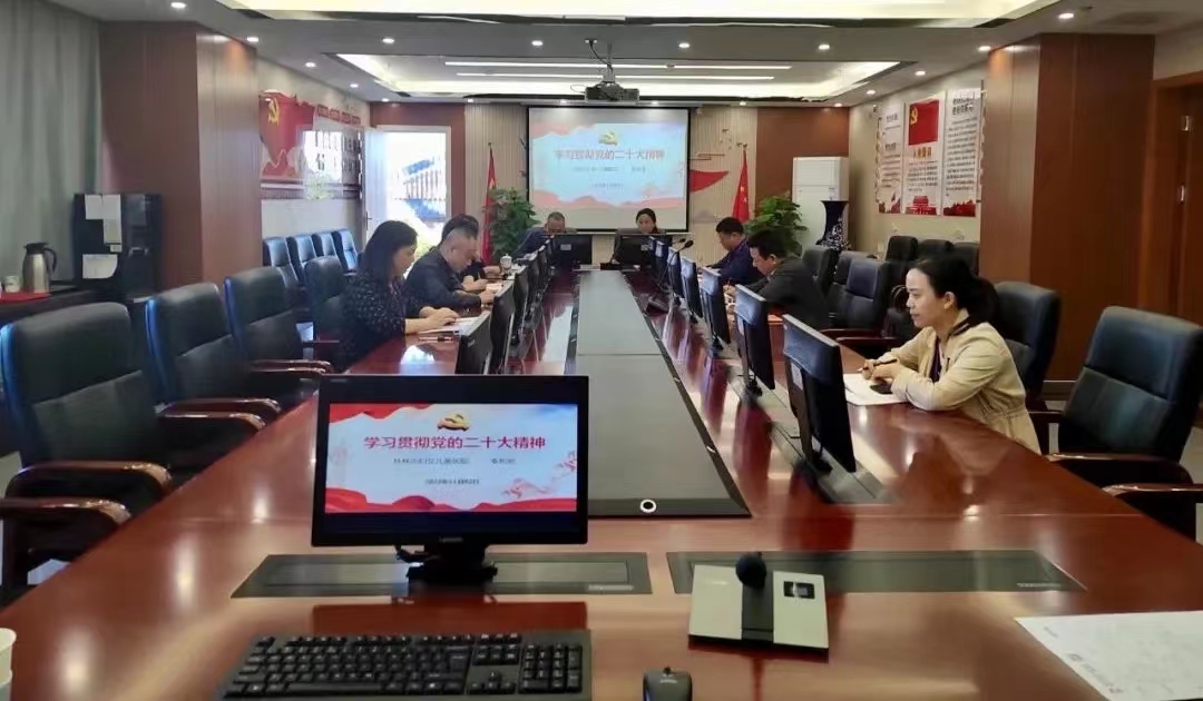学习二十大 | 我院党委理论学习中心组专题学习党的二十大精神
