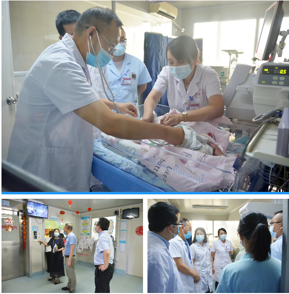 重庆医科大学附属儿童医院何大维副院长一行莅临我院交流指导